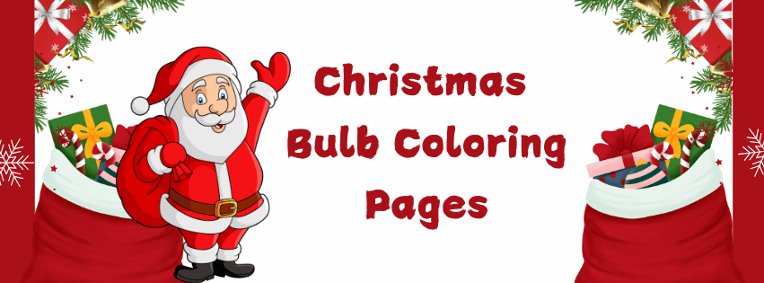 Christmas Bulb Coloring Pages