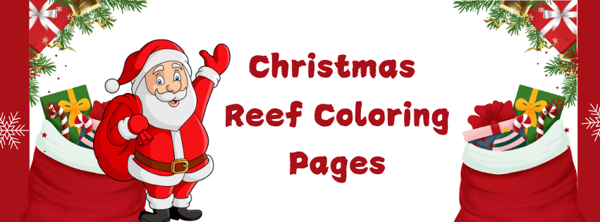 Christmas Reef Coloring Pages