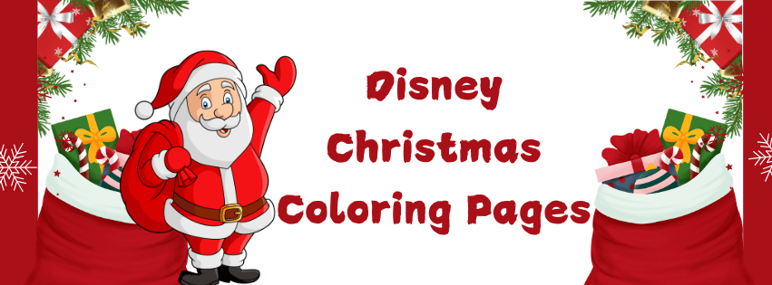 Disney Christmas Coloring Pages