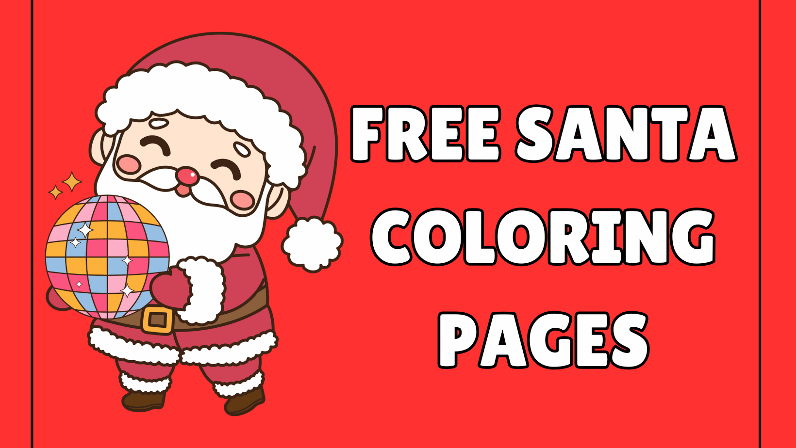 Free Santa Coloring Pages