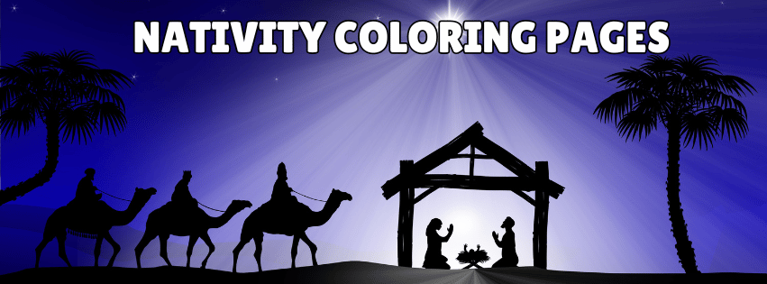 Nativity Coloring Pages Free PDF Templates